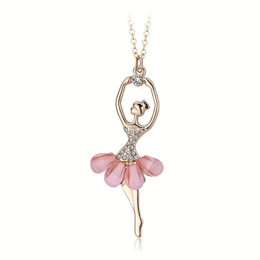 Necklace- Ballerina with Petals